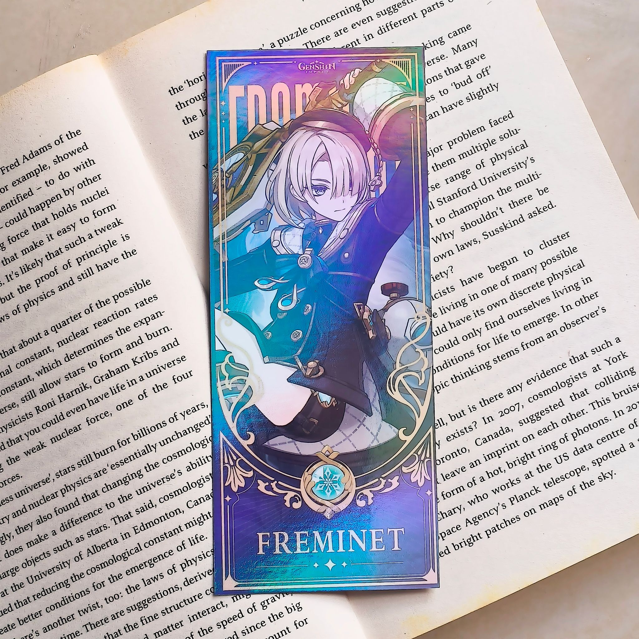 Freminet Holographic bookmark_0