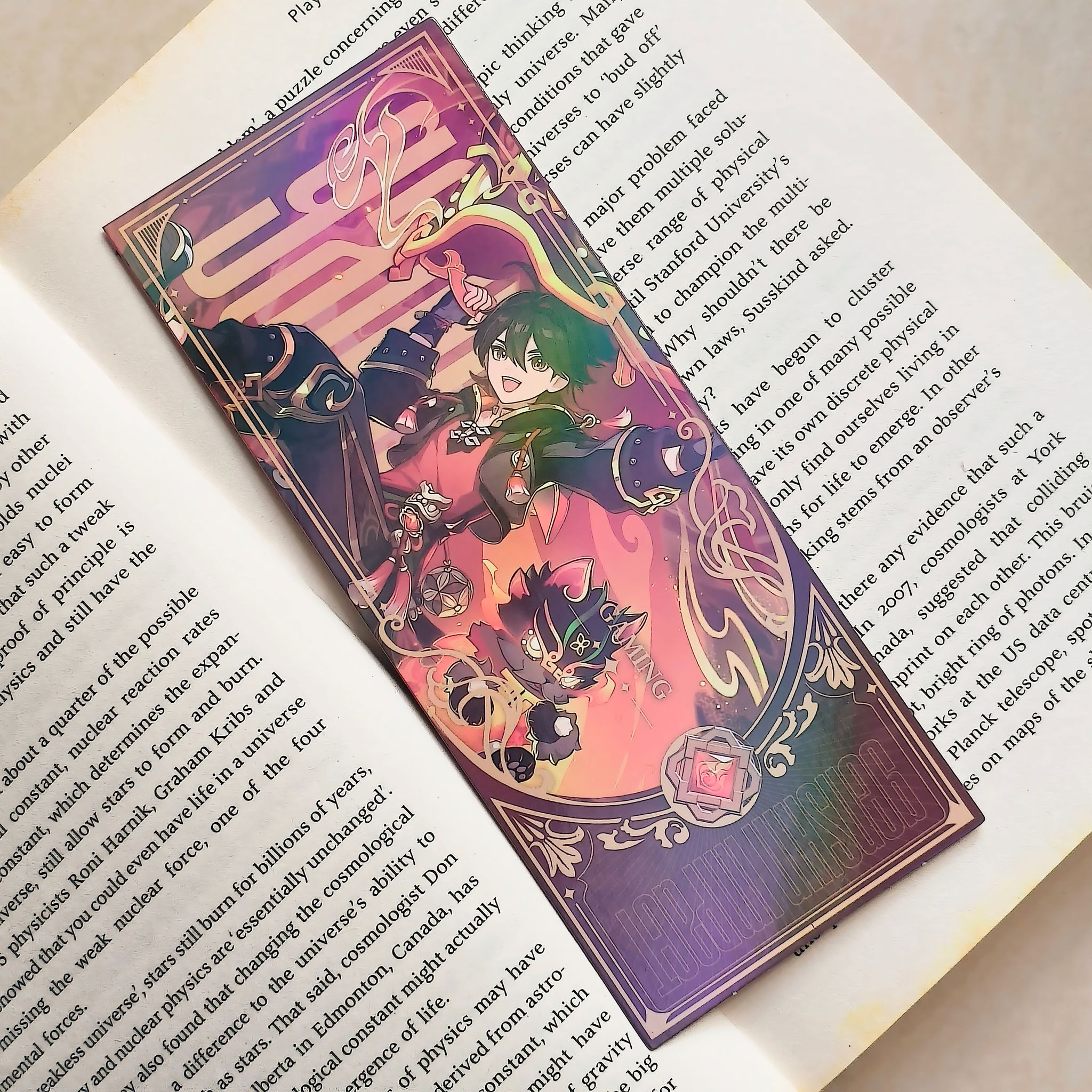 Gaming Holographic bookmark _3