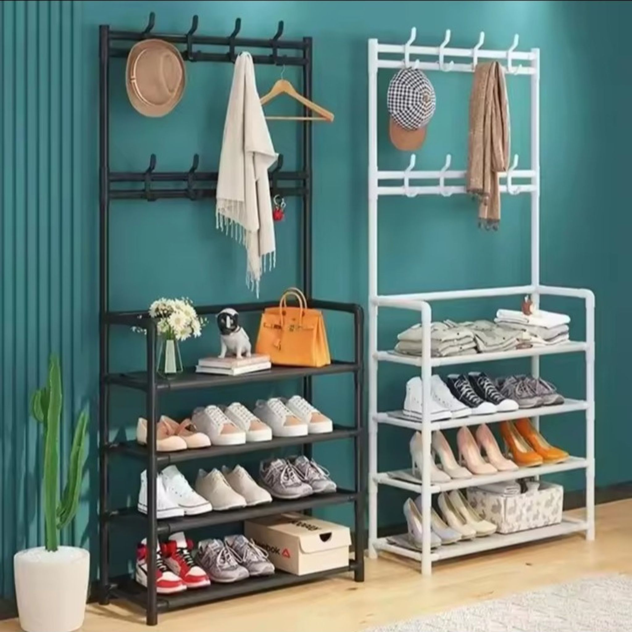 It's Homey Multi-Layer Storage Rack | 3-in-1 Simple Multi-Layer Floor-Standing Room Organizer Storage Racks _0