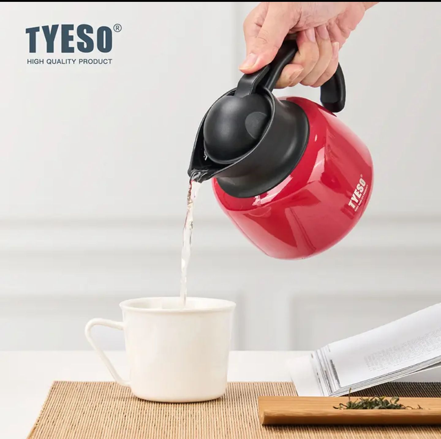 TYESO Vacuum Insulated Modern Teapot With Filter_6