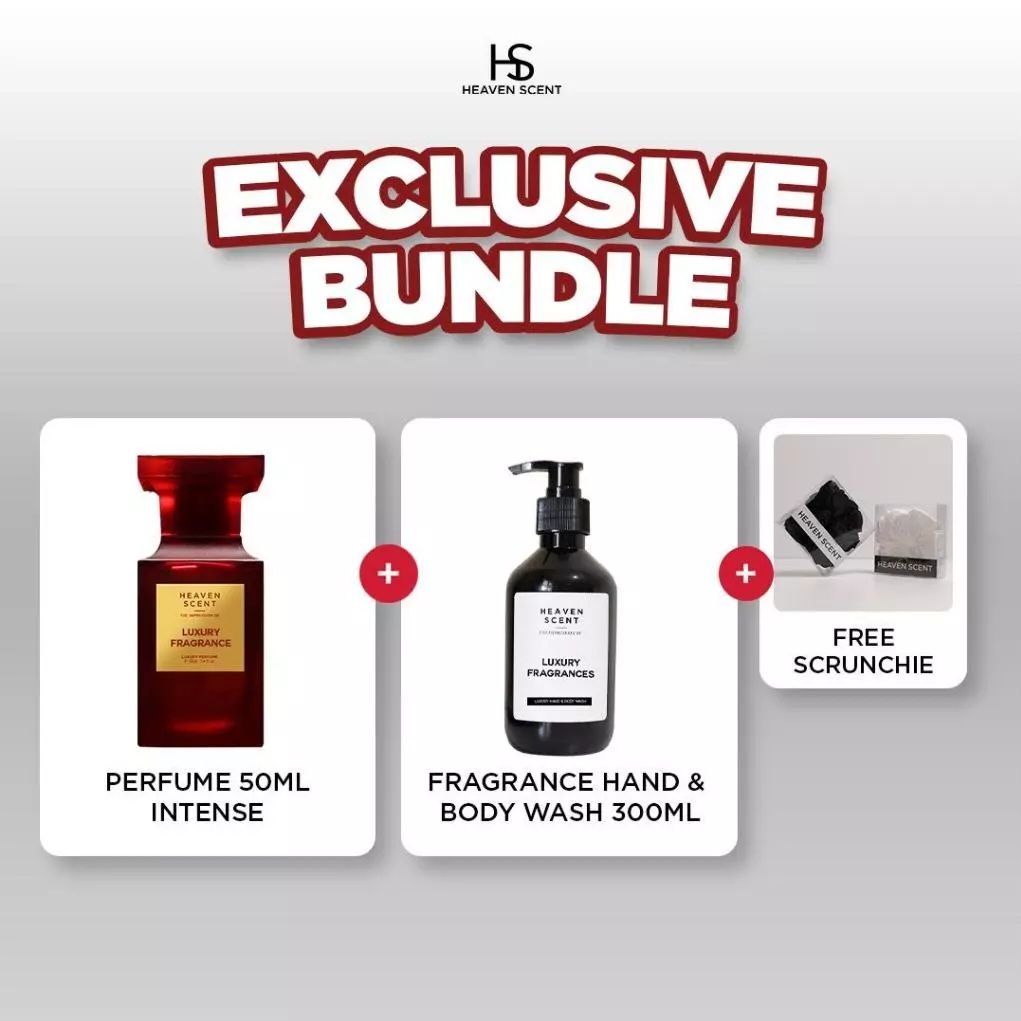 EXCLUSIVE BUNDLE Buy 1 Get 3 - Parfum 50ml dan Body Wash 300ml- All Varian EDP Wangi Sabun Mandi_0