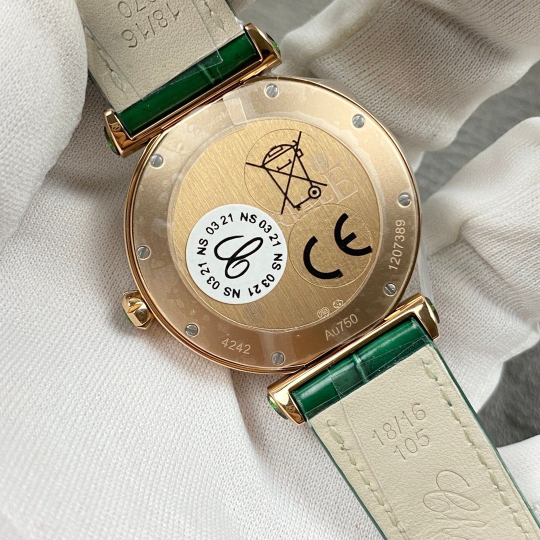 Chopard Green Dial Watch _7