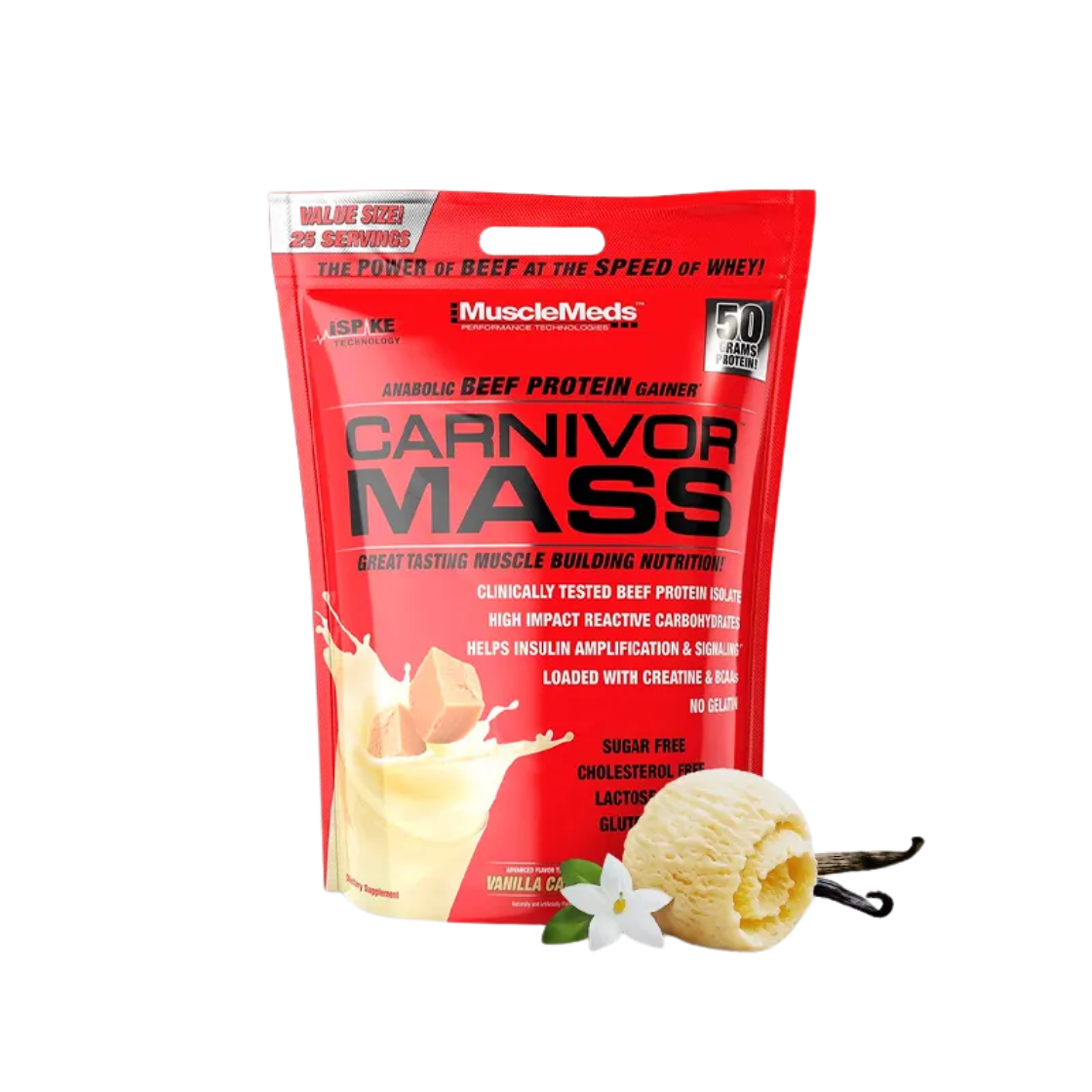 Carnivor Mass vainilla 10lbs MUSCLEMEDS_0