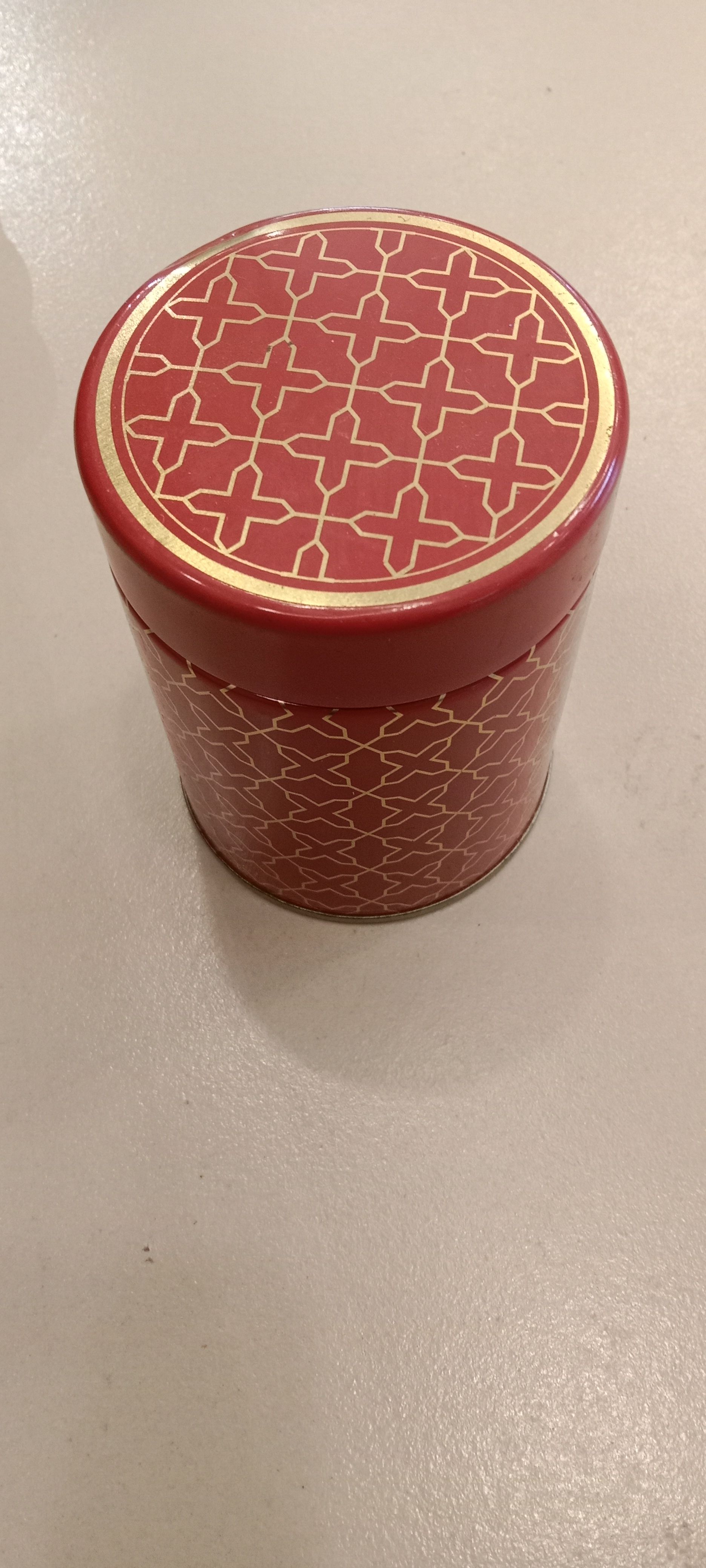 Metal Container -75x75x100/Maroon_0