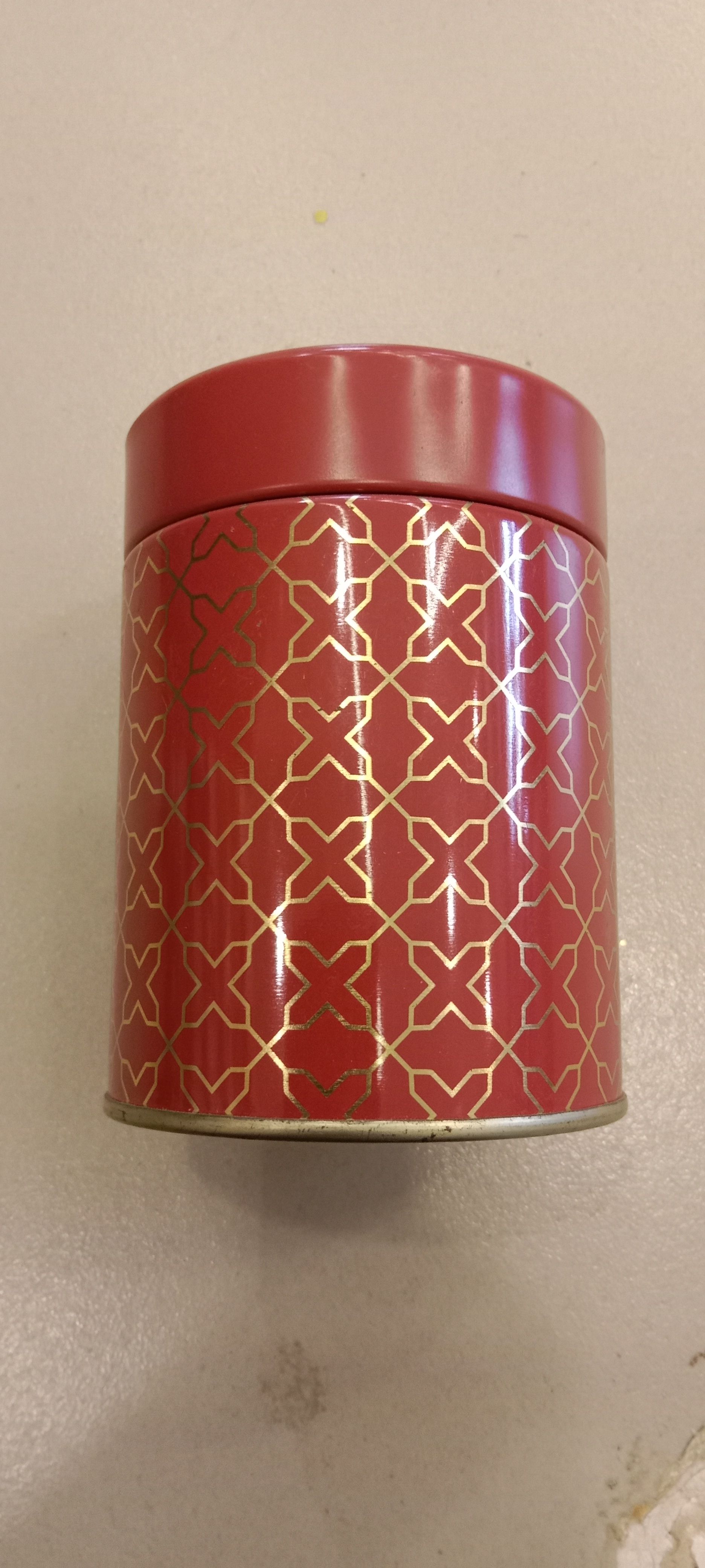 Metal Container -75x75x100/Maroon_1