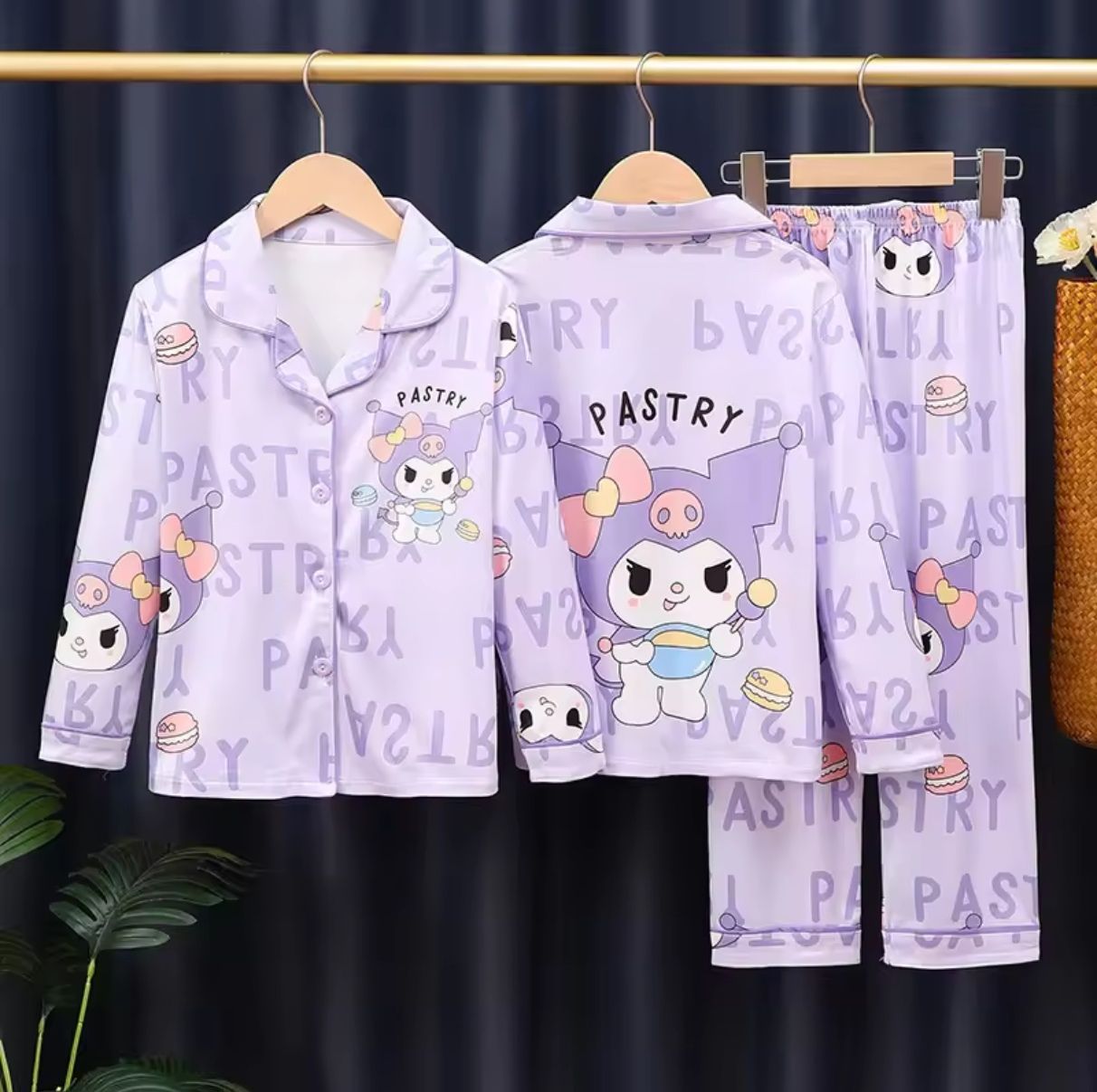 Kuromi Children pajama set_1