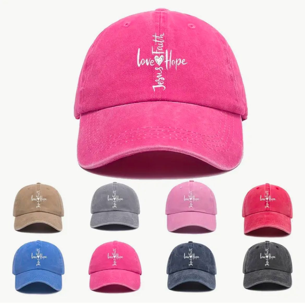 Love, Faith, Hope, Jesus Cap_0