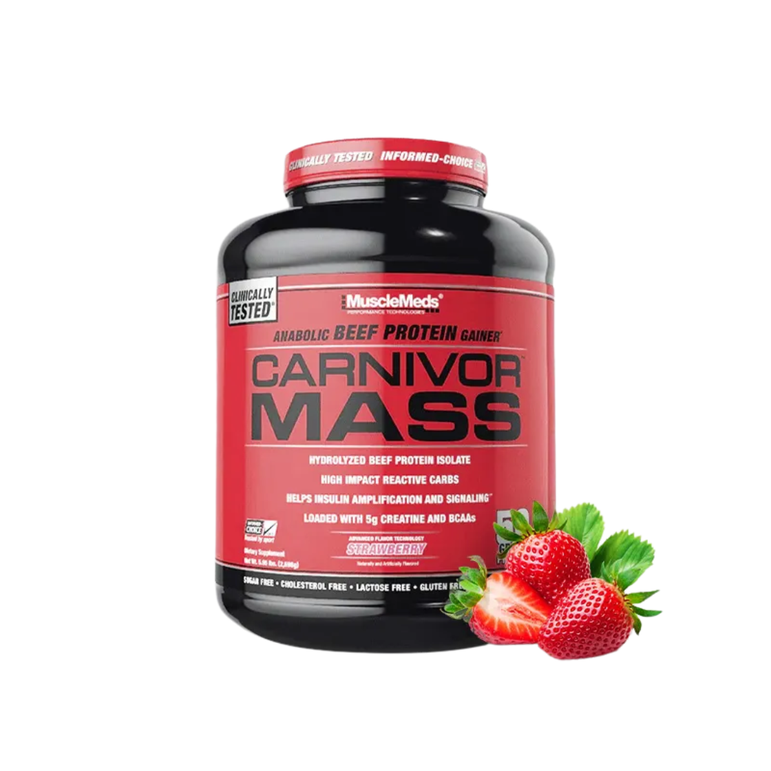 Carnivor Mass strawberry 6lbs MUSCLEMEDS_0