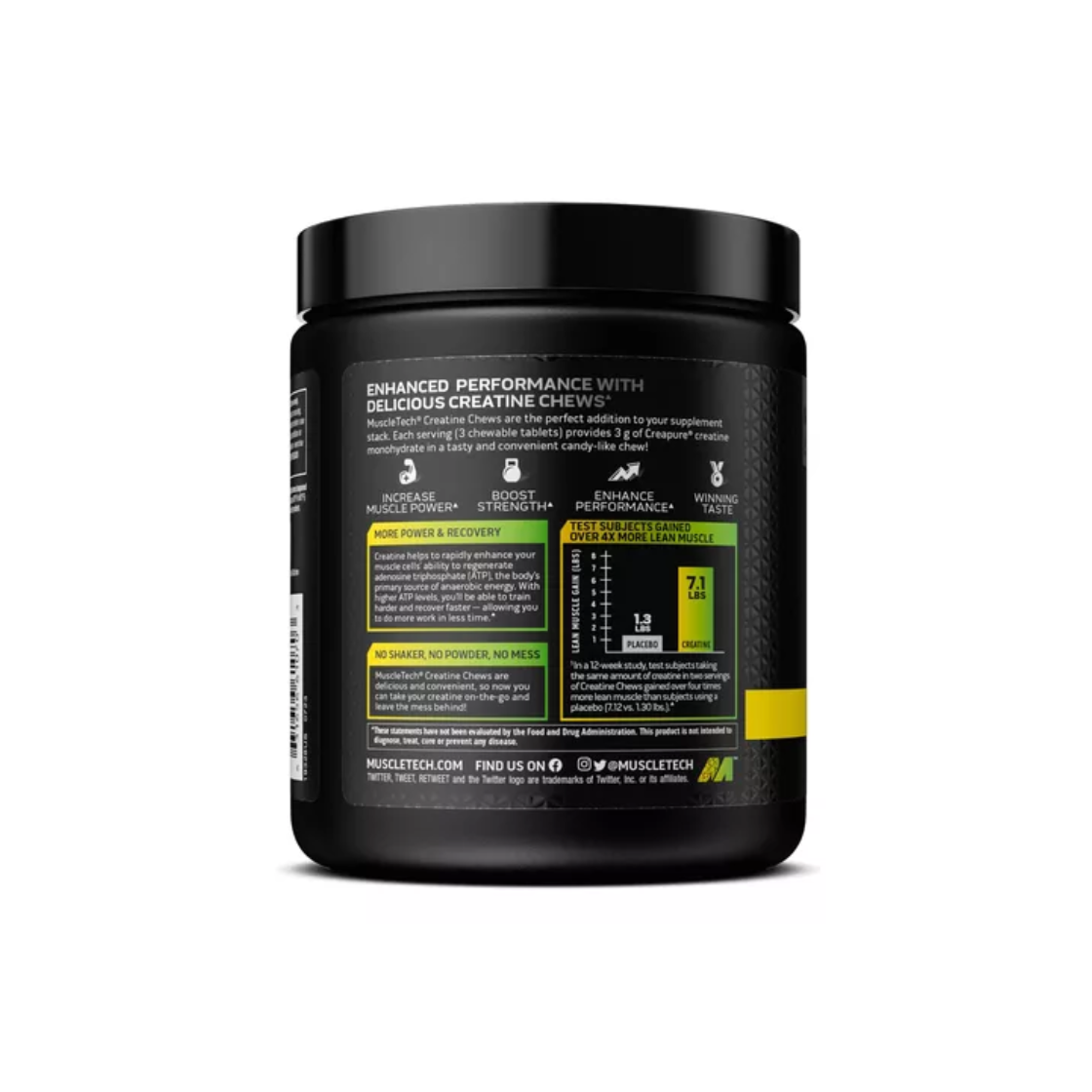 Creatine Chews citrus burst 90 unidades MUSCLETECH_2