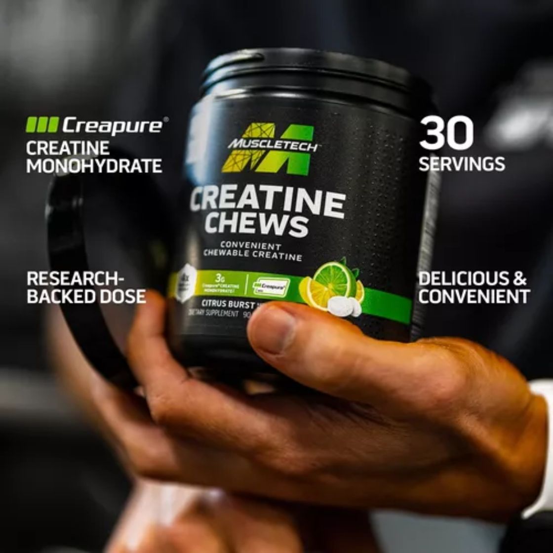 Creatine Chews citrus burst 90 unidades MUSCLETECH_1