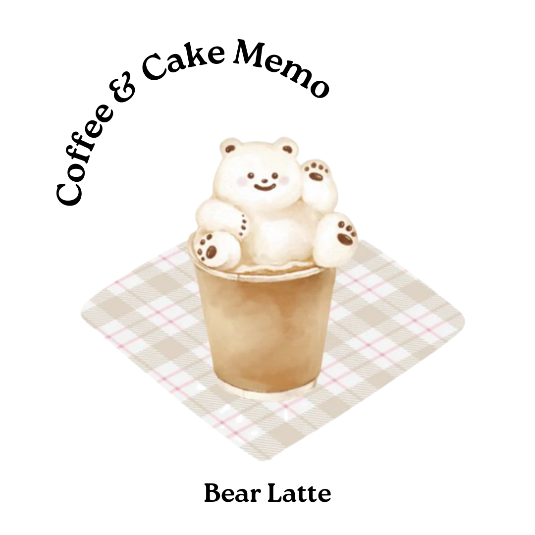 Coffee & Cake Sticky Memo_0