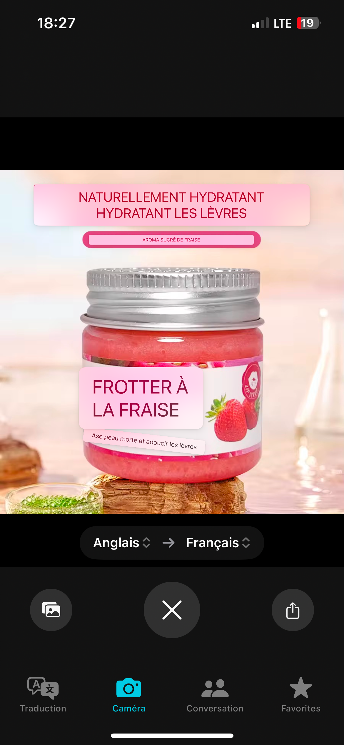 Gommage à lèvres fraise _1