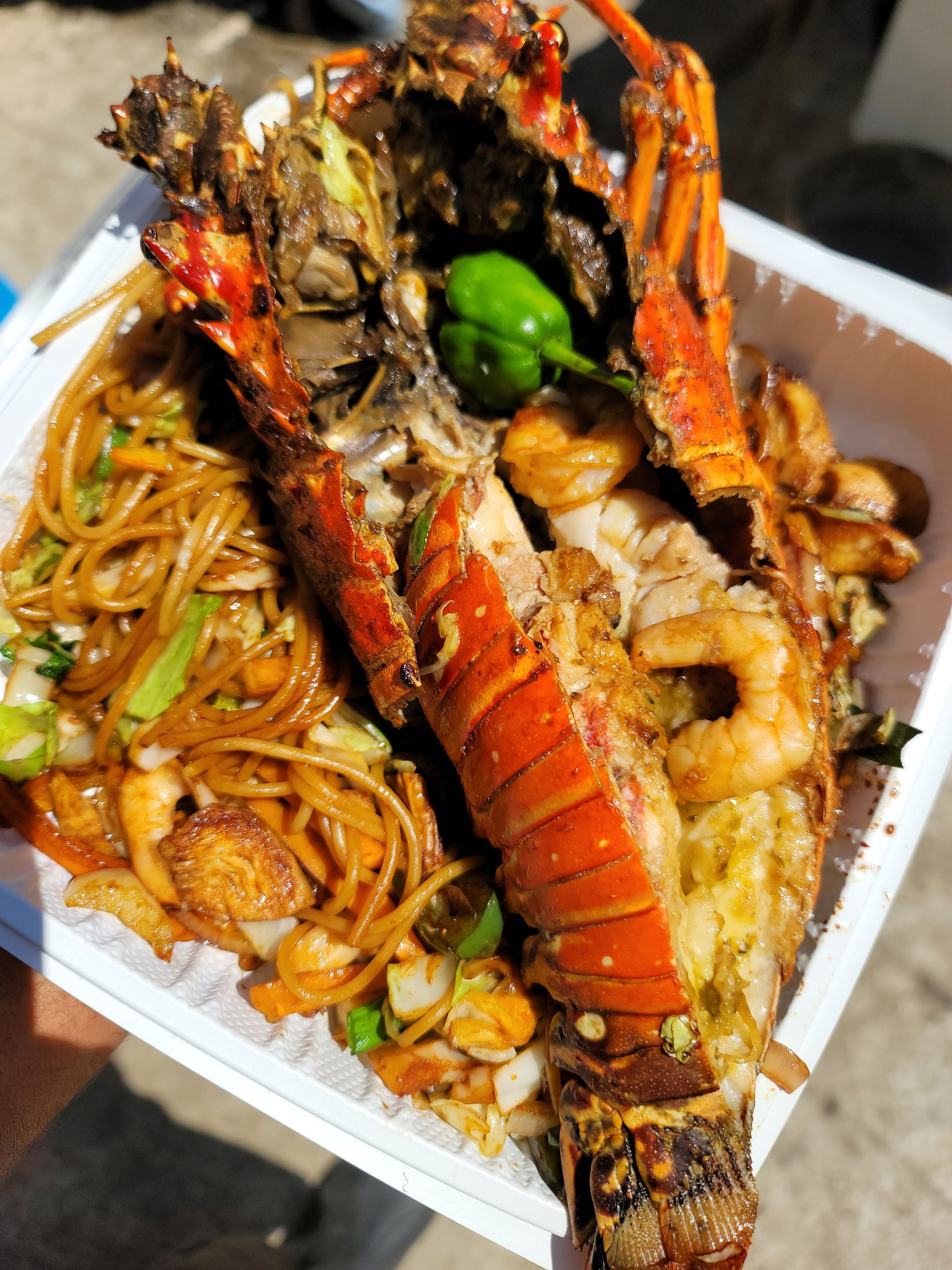 Lobster chow mein _0