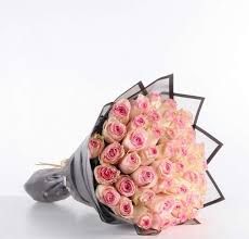 Pink roses bouquet 16 / باقة ورد وردي 16_0