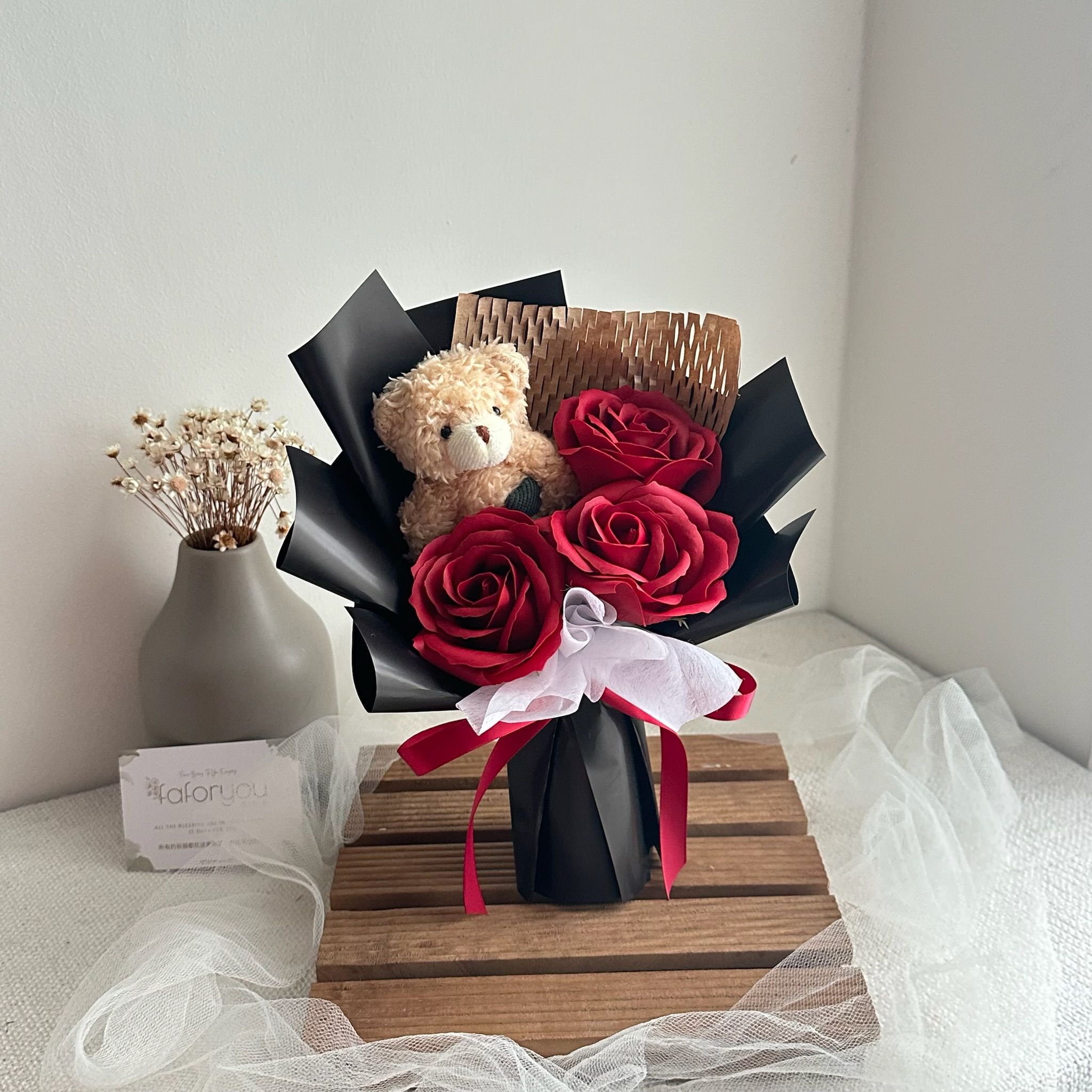 Bear Soap Rose Bouquet_0