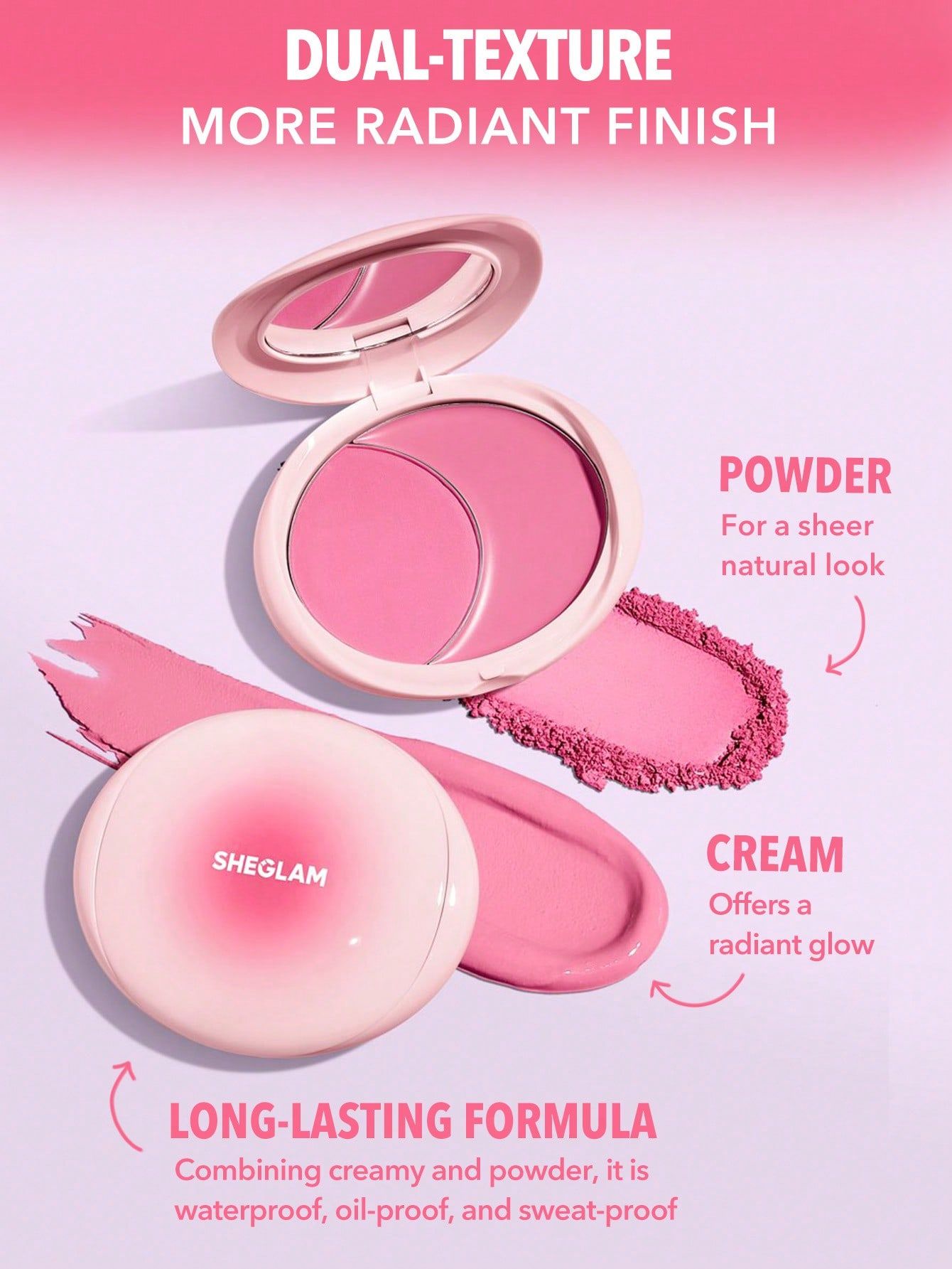 SHEGLAM Cheek 2 Cheek Blush Duo - Peach Juice_6