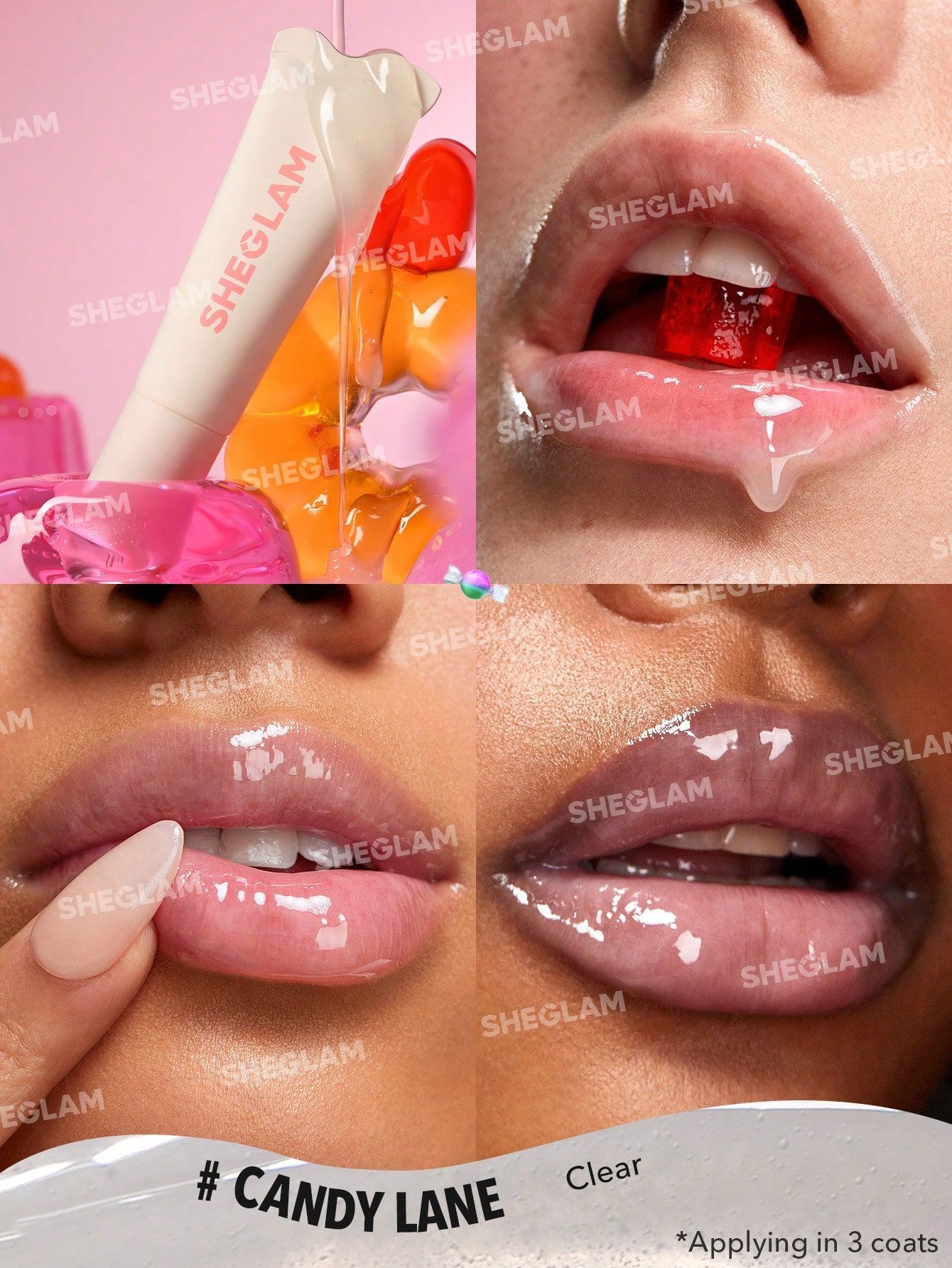 SHEGLAM Crystal Glaze Moisturizing Lip Care - Candy Lane_1