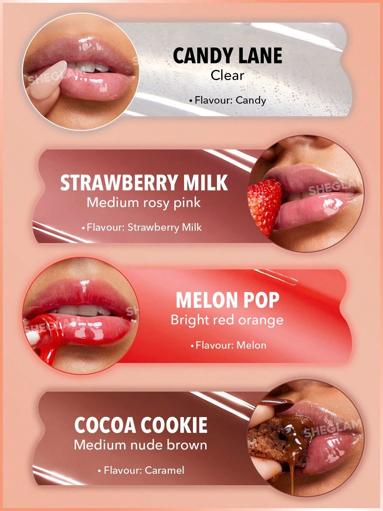 SHEGLAM Crystal Glaze Moisturizing Lip Care - Candy Lane_4