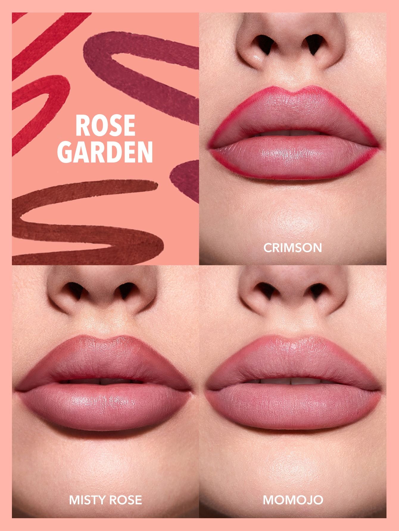 SHEGLAM So Lippy Lip Liner Set - Rose Garden_1