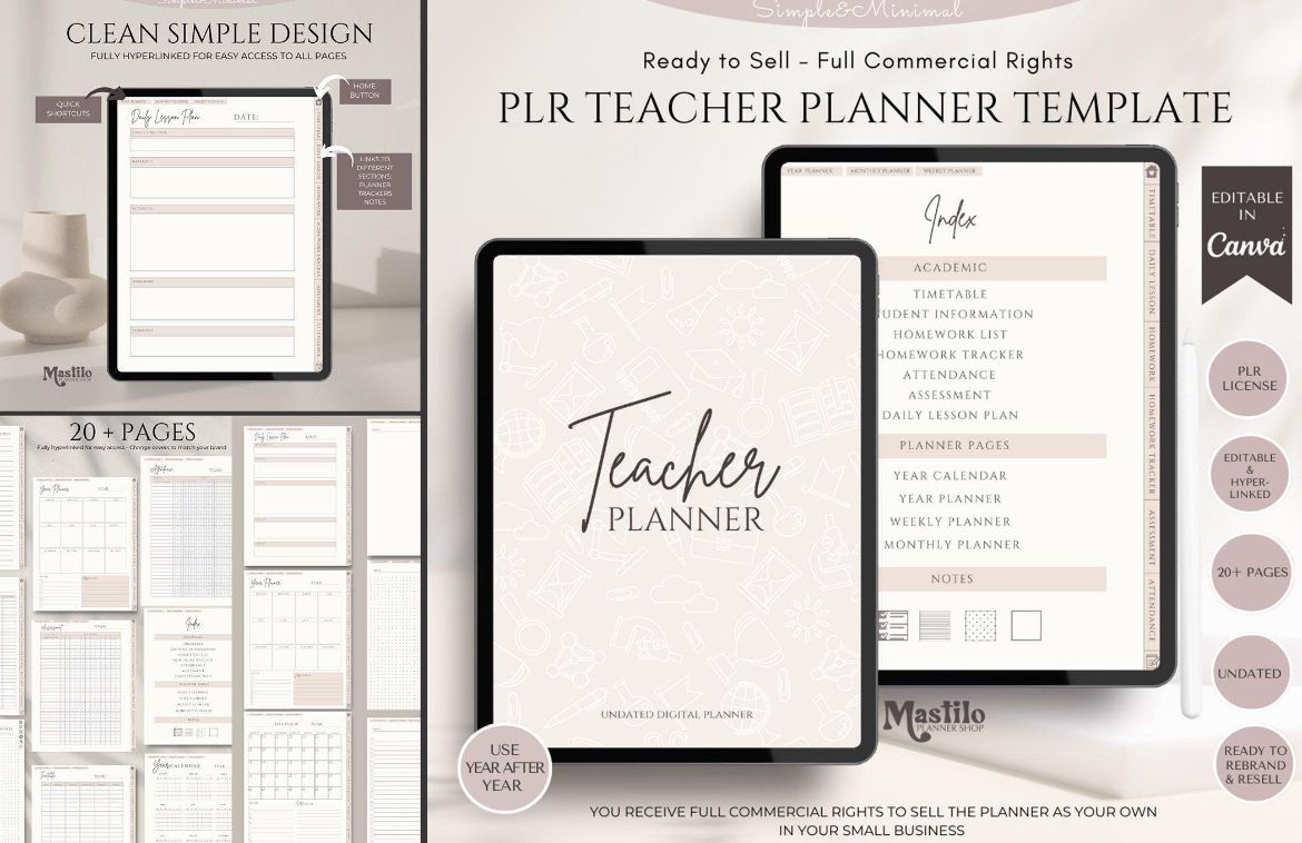 200+ Canva Templates – Digital Planners, Journals_1