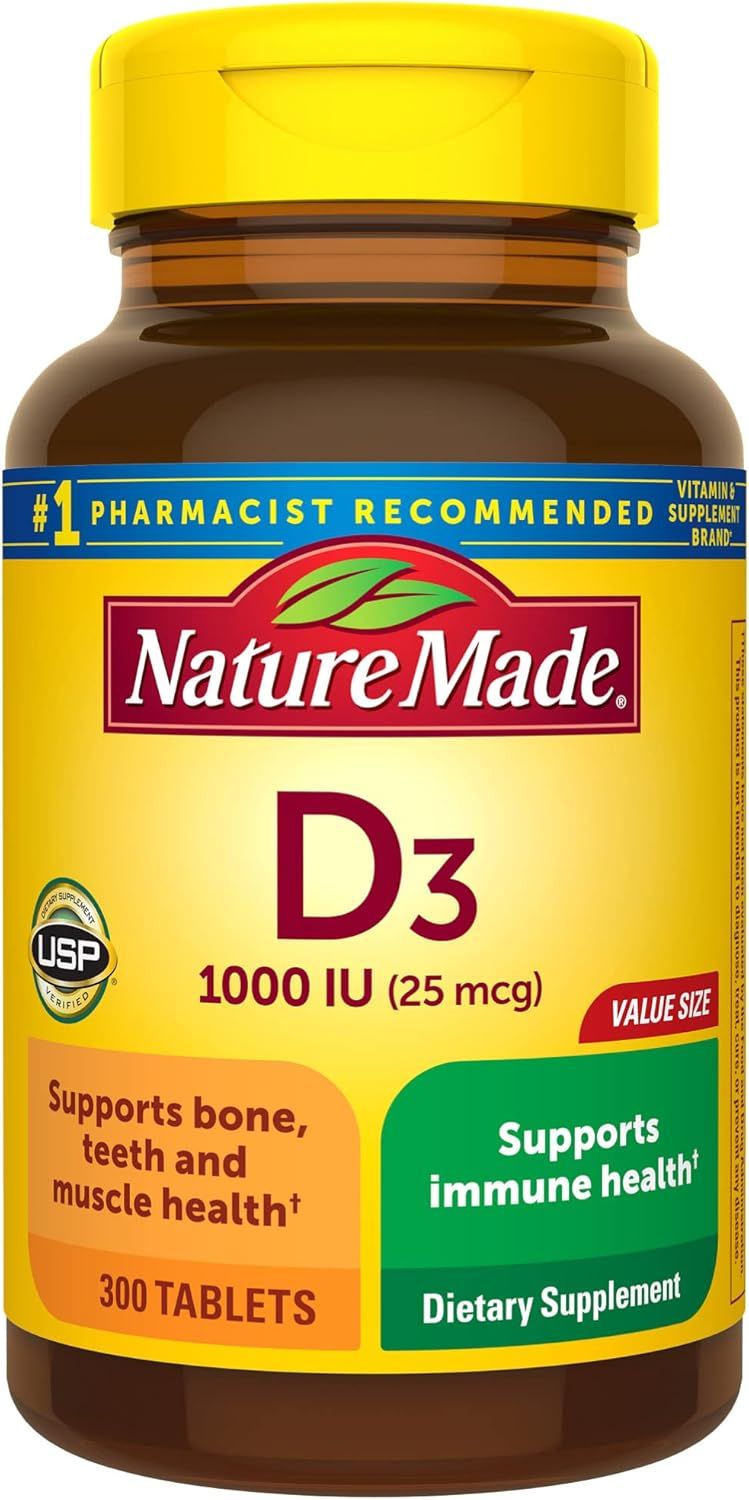 Nature Made Vitamin D3 1000 IU - 300 Tablets_0