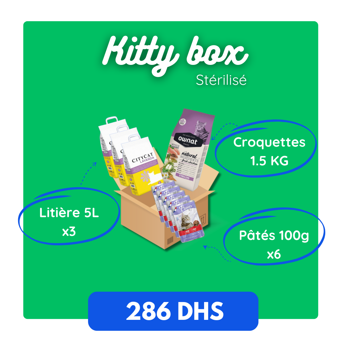 Kitty Box pour Chat Stérilisé_0