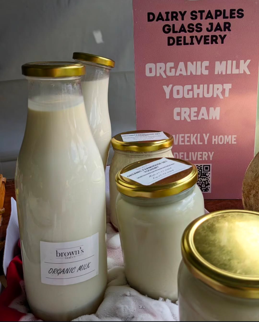Organic French whole milk set yoghurt 700 ml_0