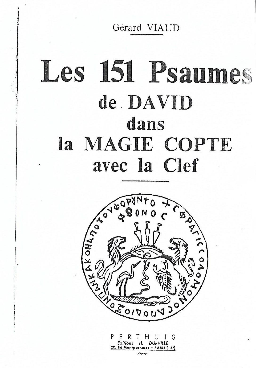 Les 151 psaumes de David avec les clés _0