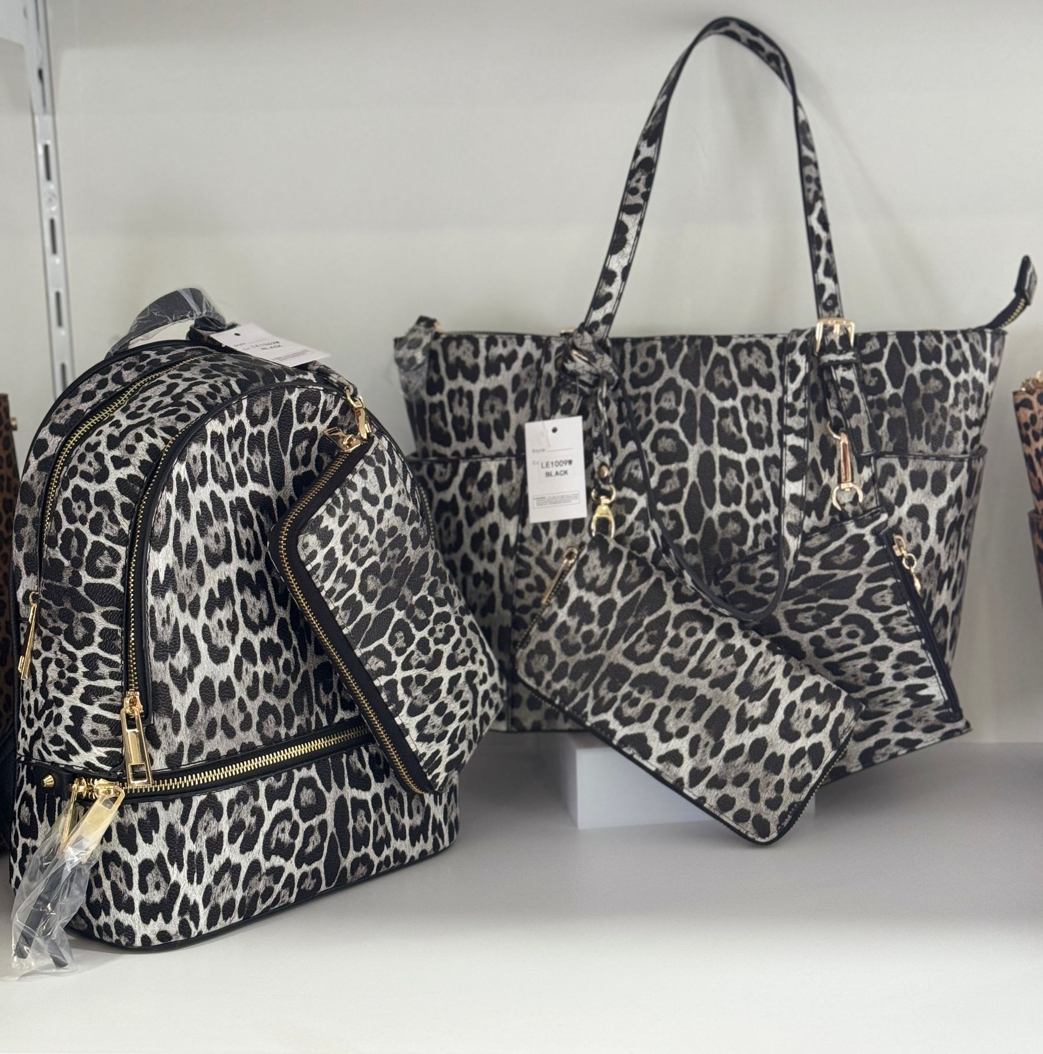 Big bag animal print with backpack animal print_1