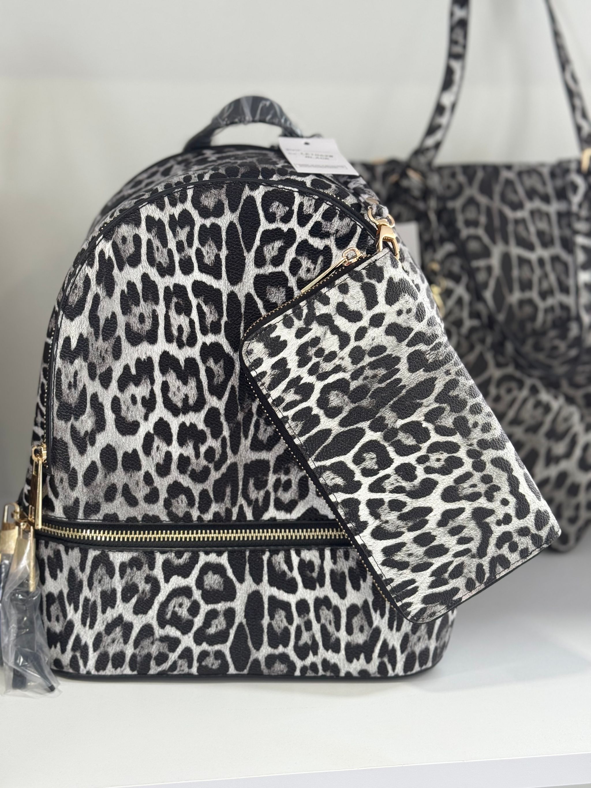 Big bag animal print with backpack animal print_2