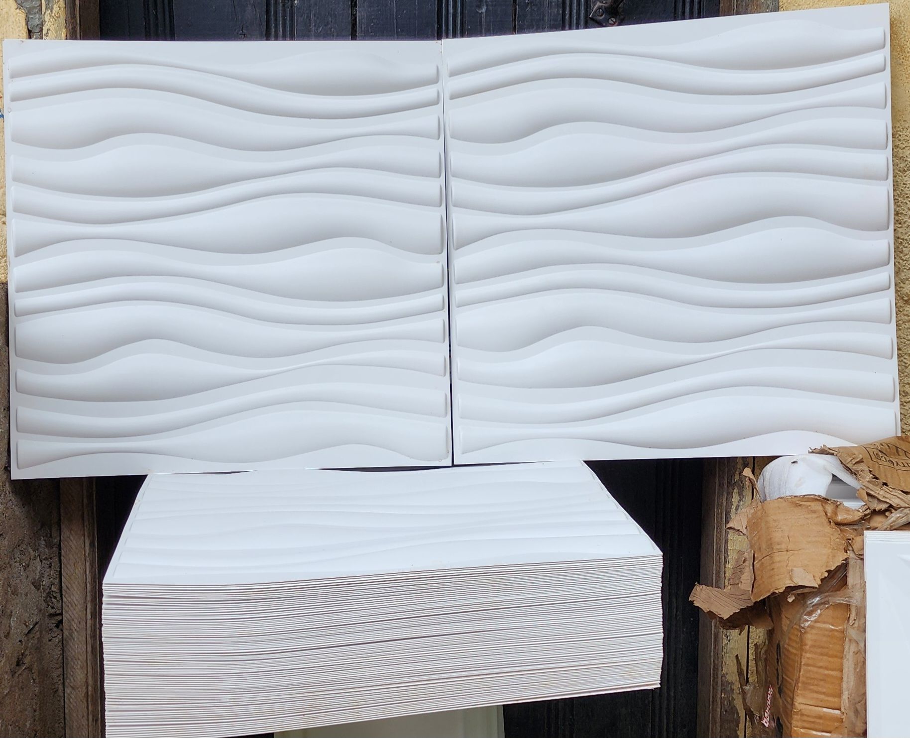 3D wall panel white_1