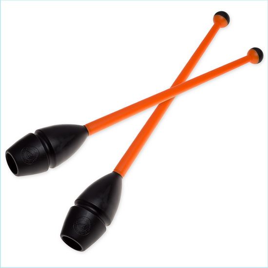 TULONI | Clubs Connectable 36cm mod. Nika bi-col. Black x Orange Art. T0217_1