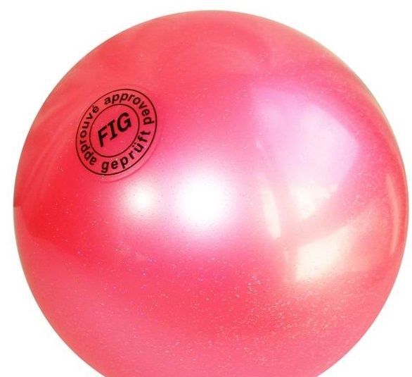 TULONI | Ball Tuloni 16 cm Metallic-Glitter col. Pink Art. T0102_1