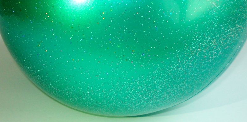 TULONI | Ball Tuloni 16 cm Metallic-Glitter col. Green Art. T0103_2