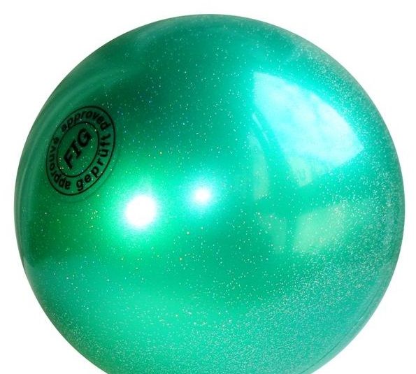 TULONI | Ball Tuloni 16 cm Metallic-Glitter col. Green Art. T0103_1