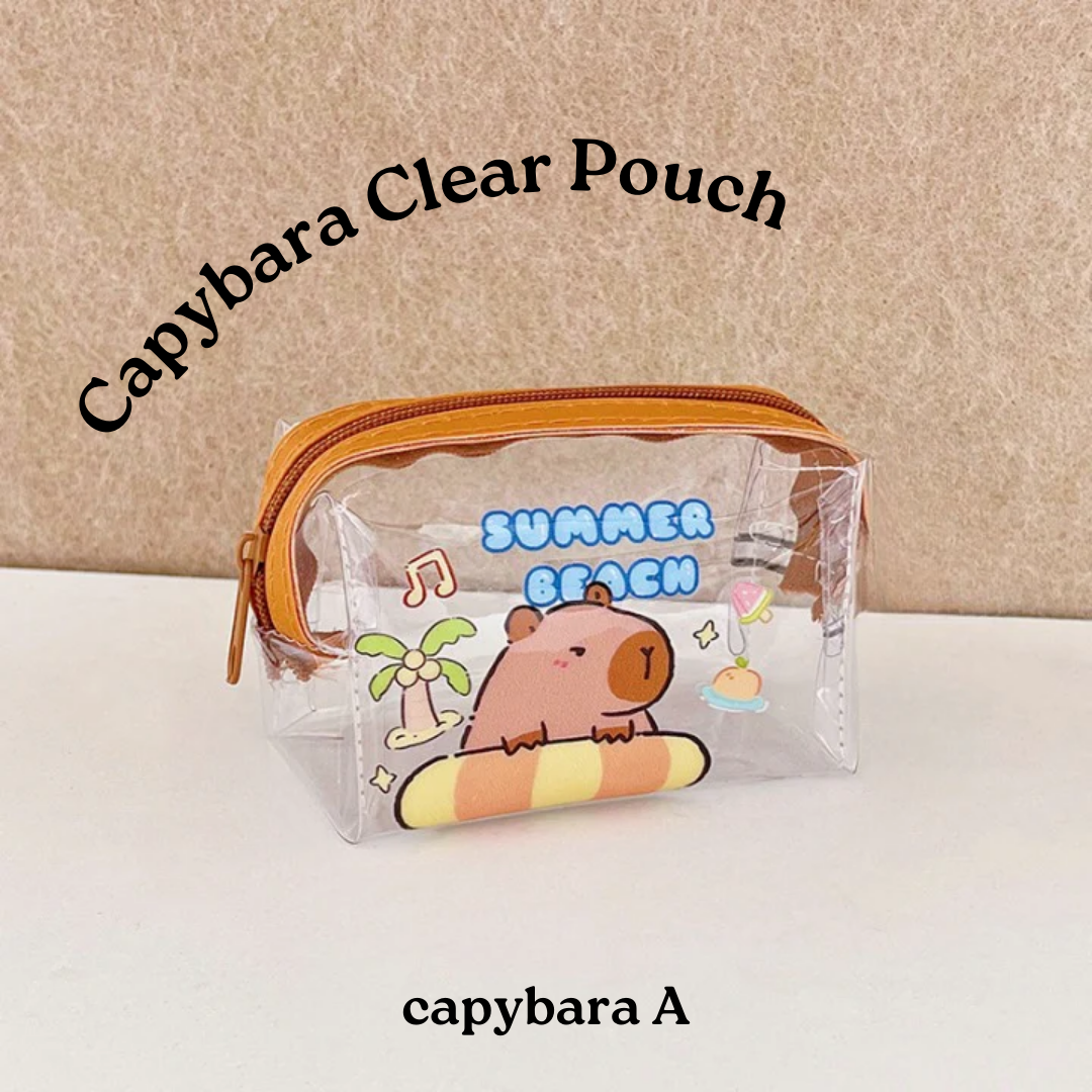 Capybara Clear Pouch_0