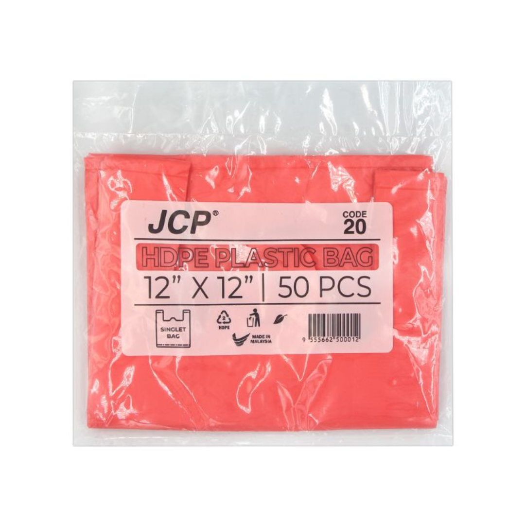 JCP HDPE PLASTIC BAG 12*12INCH 50PCS_0