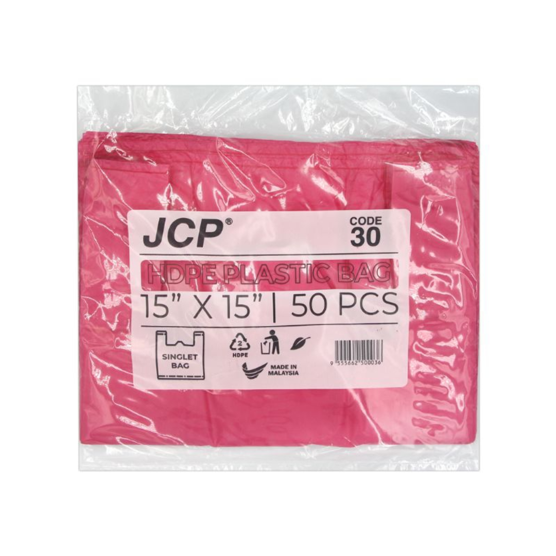 JCP HDPE PLASTIC BAG 15*15INCH 50PCS_0