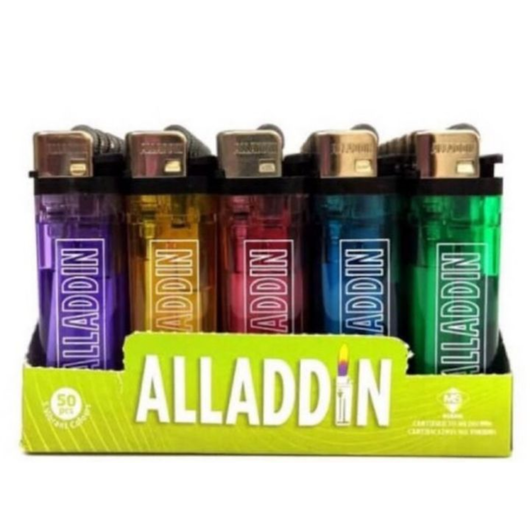 ALLADDIN SILK LOGO LIGHTER 50PCS_0