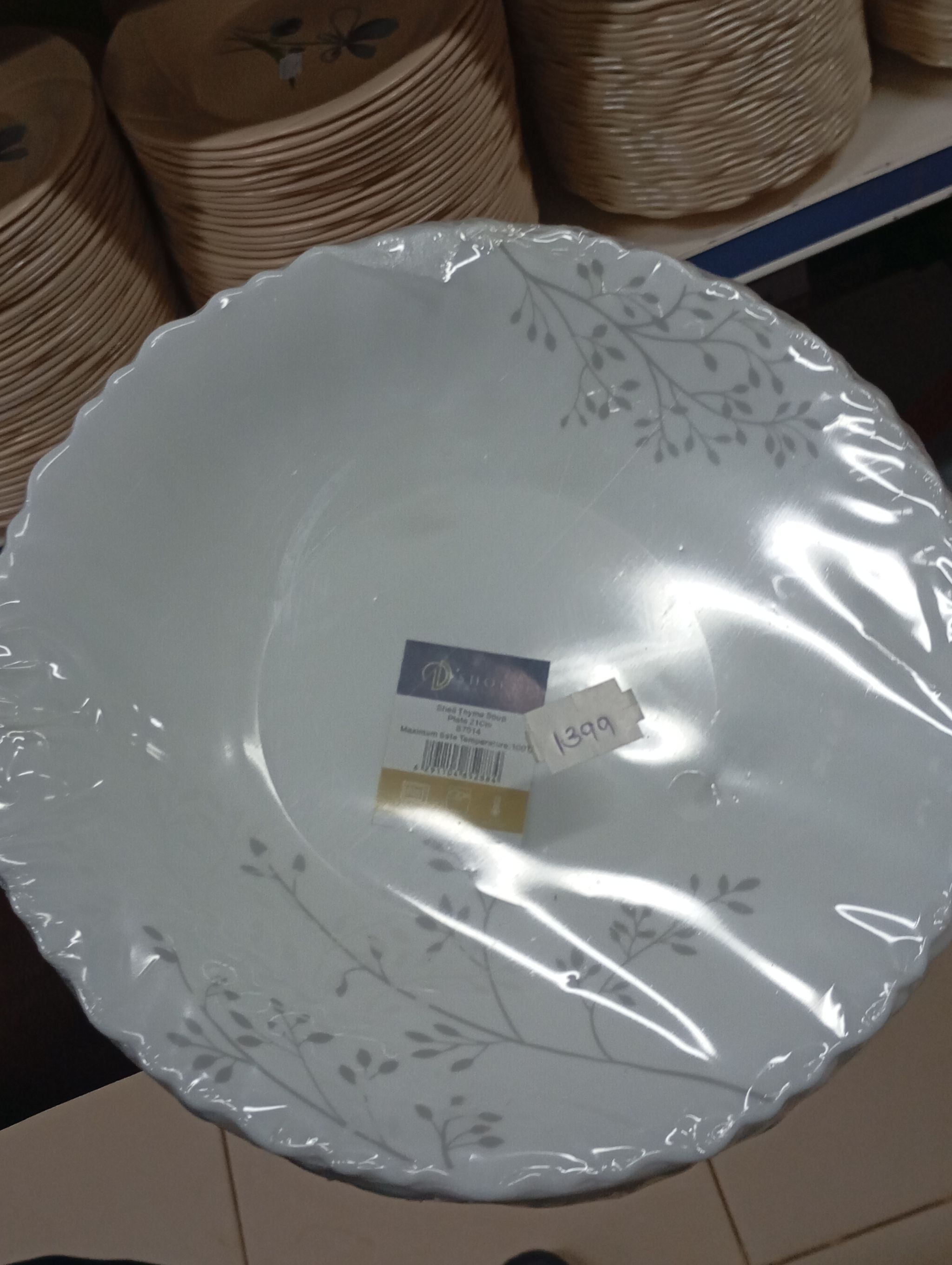 SHOKKI GLASS PLATE 6 PCS _1