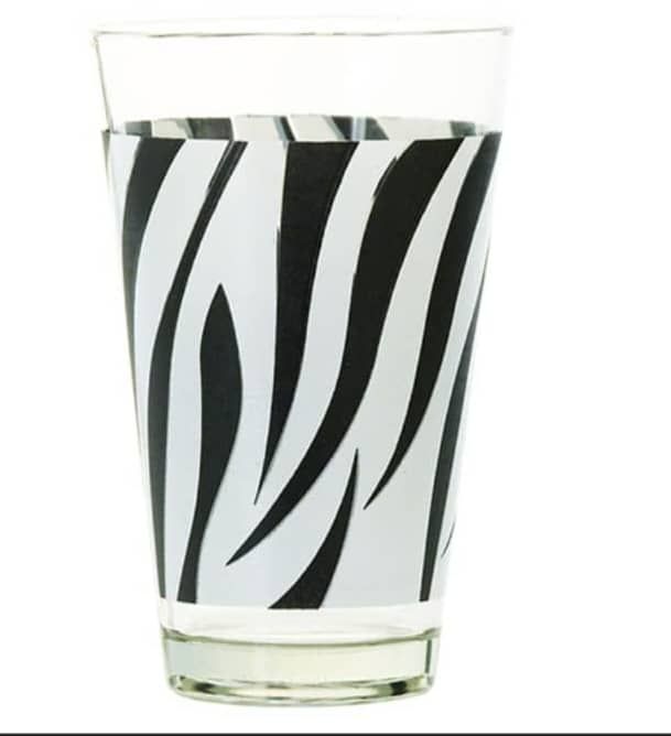 (6) Zebra Tumblers - 325ml                                _0