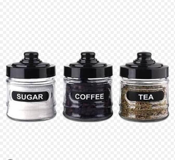 3pc Cafe Ebony Storage Set - 300ml _0