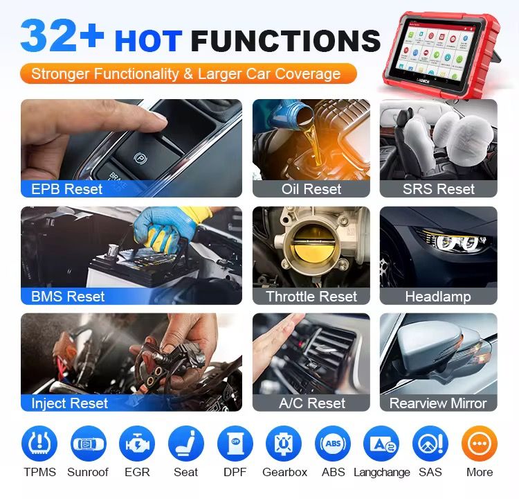 LAUNCH X431 PRO ELITE Full Systems Car Diagnostic CANFD DOIP ECU CODING FCA SGW VAG_2