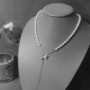 Luxury pearl butterfly necklace _0