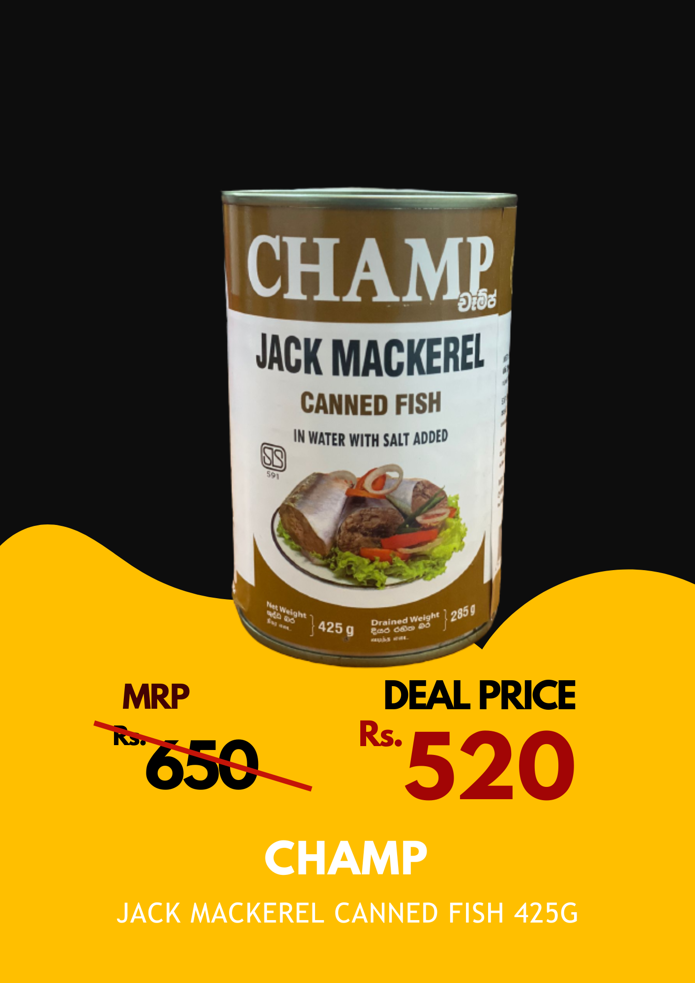 Champ Jack Mackerel 425g_0