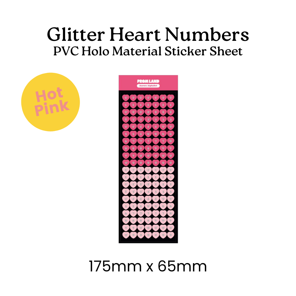 Glitter Heart Numbers_3