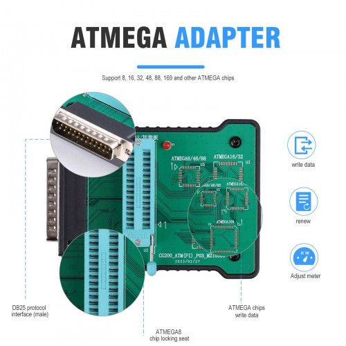 CGDI CG100X Smart Programmer for Airbag Reset Mileage Adjustment and Chip Reading with Free D1 Adapter Supports MQB 5A 5C 5D Clusters_3