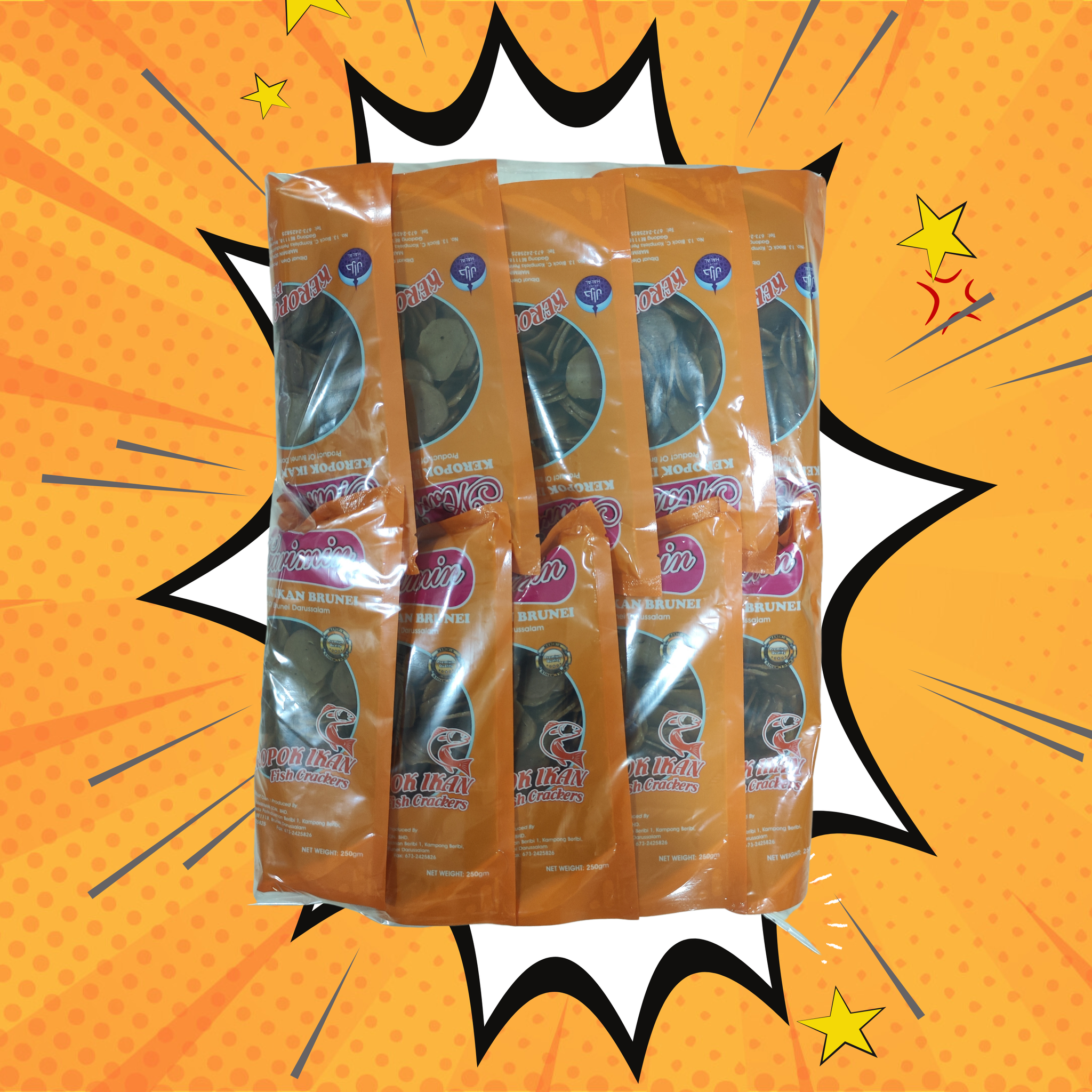  RTF Marimin Fish Crackers 1bag with 10pack inside 2.5kg_0