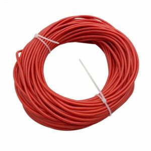 1Meter High Temperature Resistant 10AWG Low Resistance Silicone Cable - RED_0