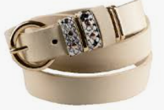 Indy Ladies Belt Beige - Size S (New)_0